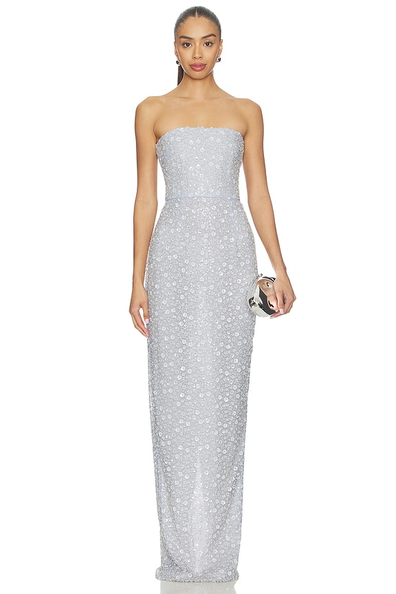 view 1 of 4 VESTIDO TILLY in Silver Grey