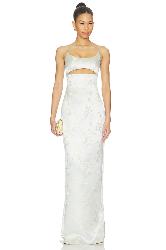 view 1 of 5 ROBE DE SOIRÉE CONSTANCE in Pale Blue