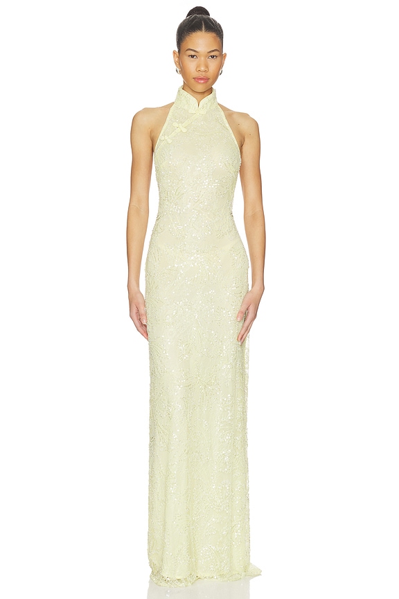 view 1 of 4 ROBE GRACE in Pale Yellow