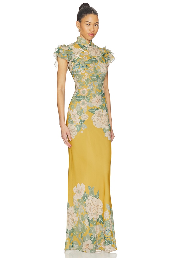 view 2 of 4 ROBE STELLA in Yellow Multi