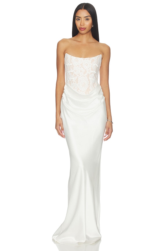 view 1 of 4 VESTIDO BLAIR in White