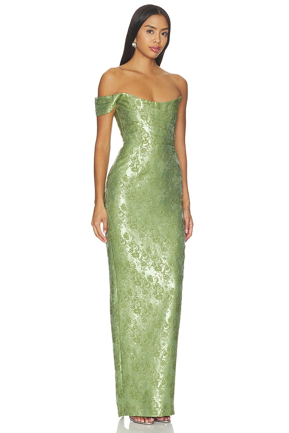 view 2 of 4 VESTIDO LARGO JACKSON  in Green