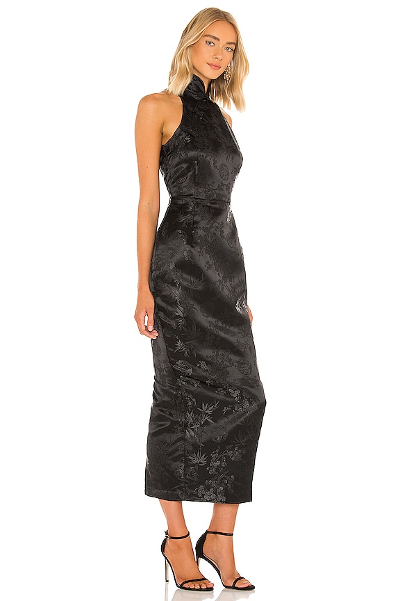 view 2 of 4 Jill Chinese Jacquard Pencil Dress in Black