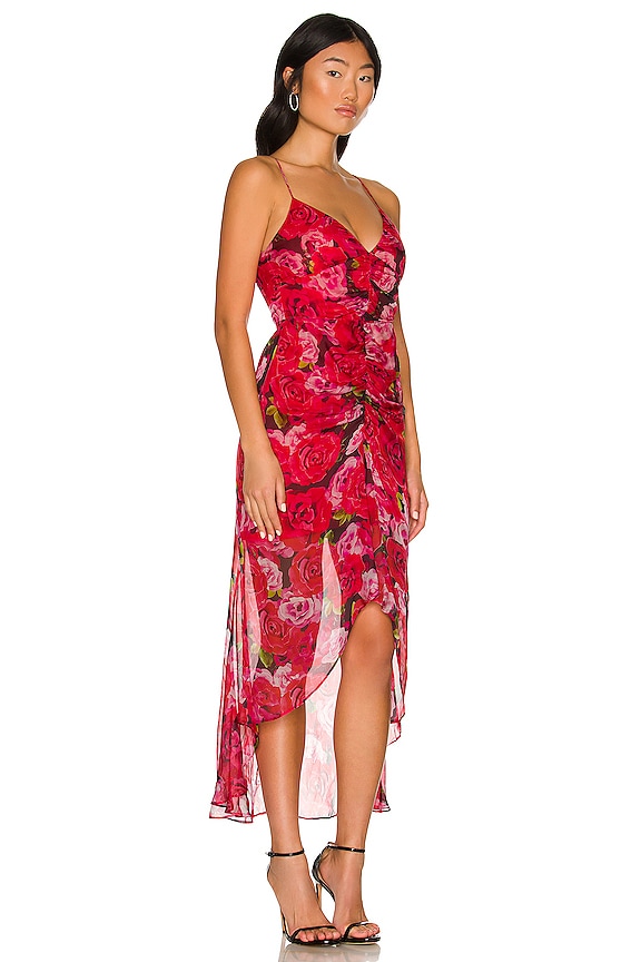 view 2 of 4 VESTIDO SOFIA in Red & Pink