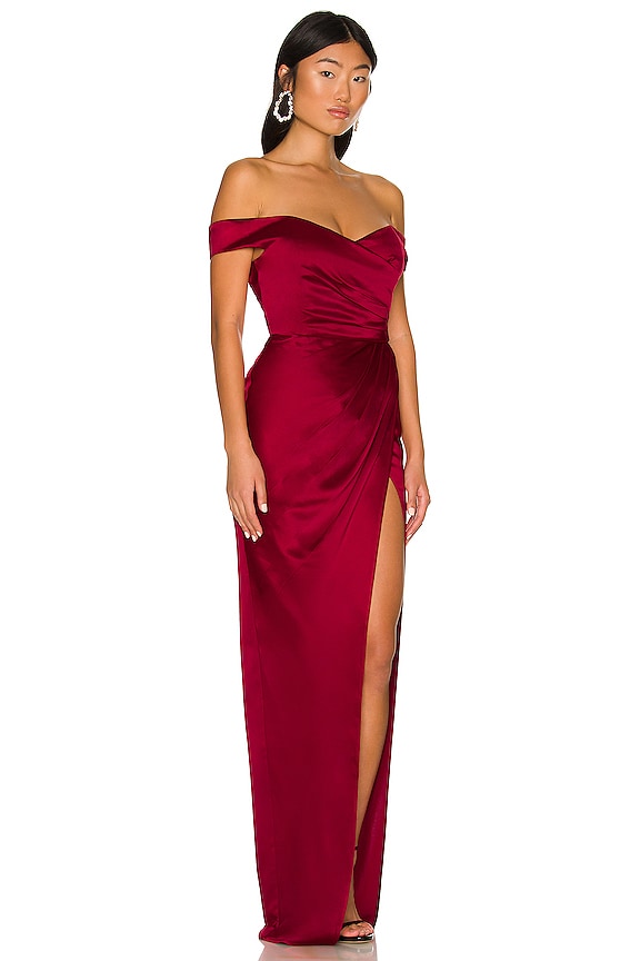 view 2 of 3 GWYNETH ガウン in Crimson
