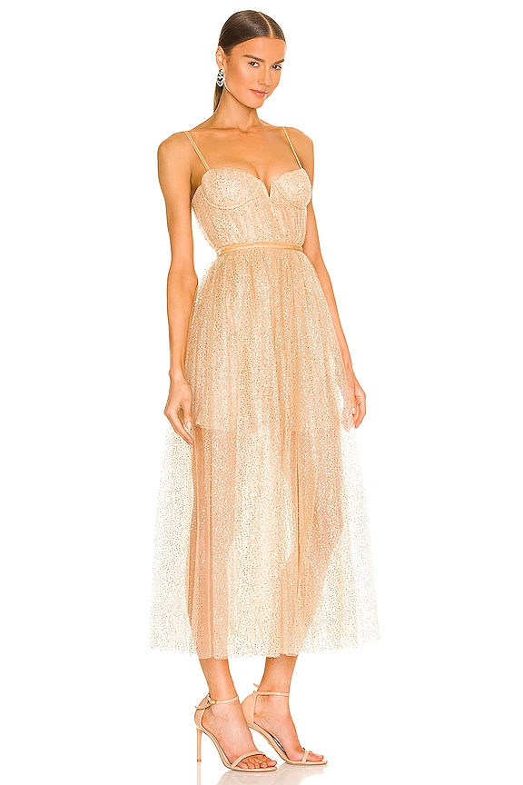 view 2 of 4 VESTIDO SELENA in Gold