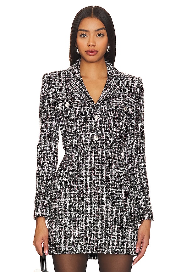 view 2 of 6 Alicia Blazer in Black Multi