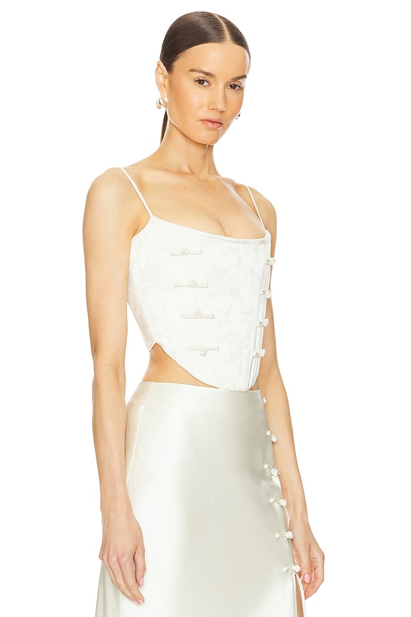 view 2 of 5 Nadia Corset Top in Ivory
