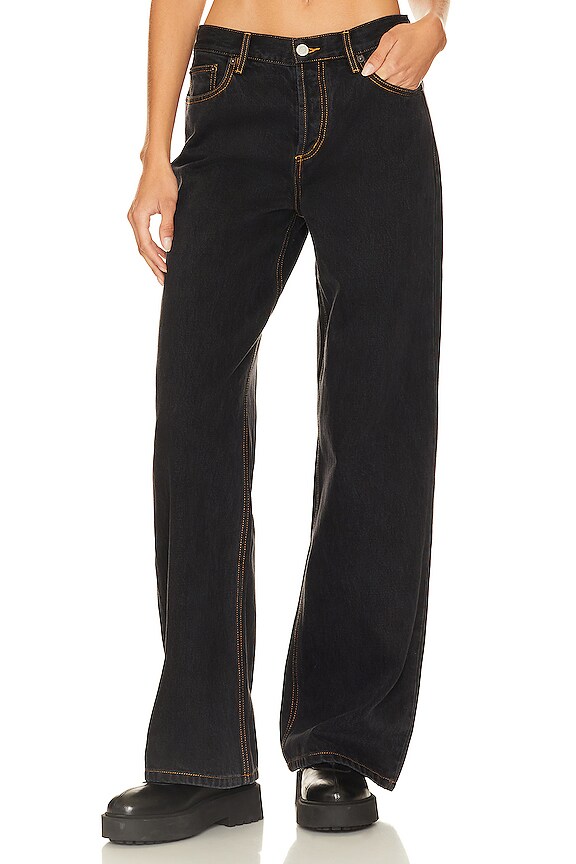 view 2 of 4 JEAN PIERNA ANCHA WOODY RAINBOW WALKER in Washed Black