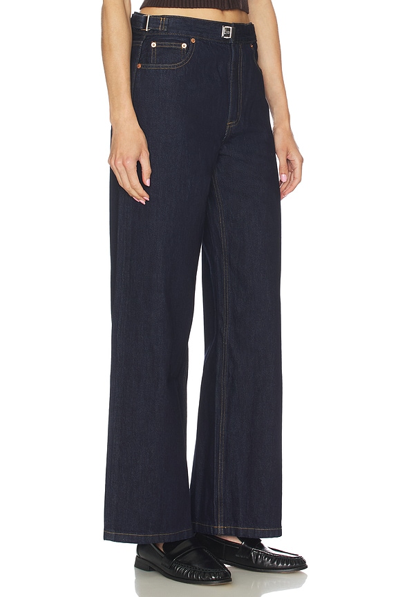view 2 of 6 Buckle Wide Leg Jeans in Indigo