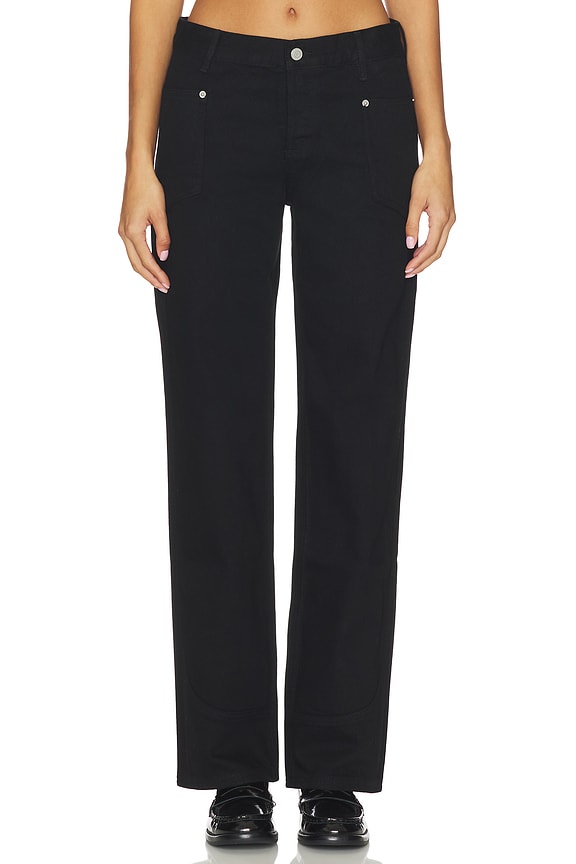 view 1 of 6 Supply Wide Leg Jeans in Black