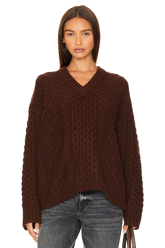 view 2 of 5 СВИТЕР MINNESOTA in Chocolate