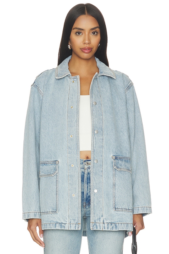 view 2 of 5 Barn Jacket in Vintage Blue
