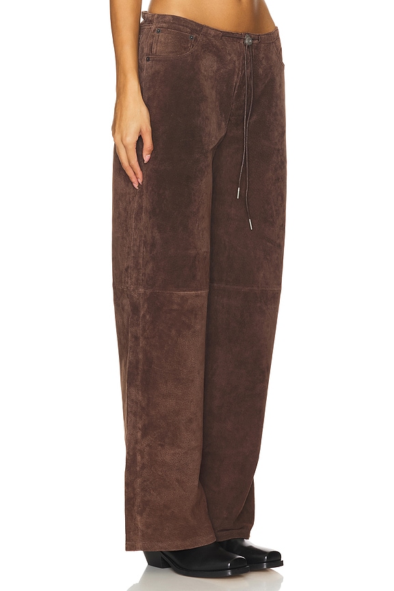 view 2 of 6 Cool Pant in Chocolate Suede