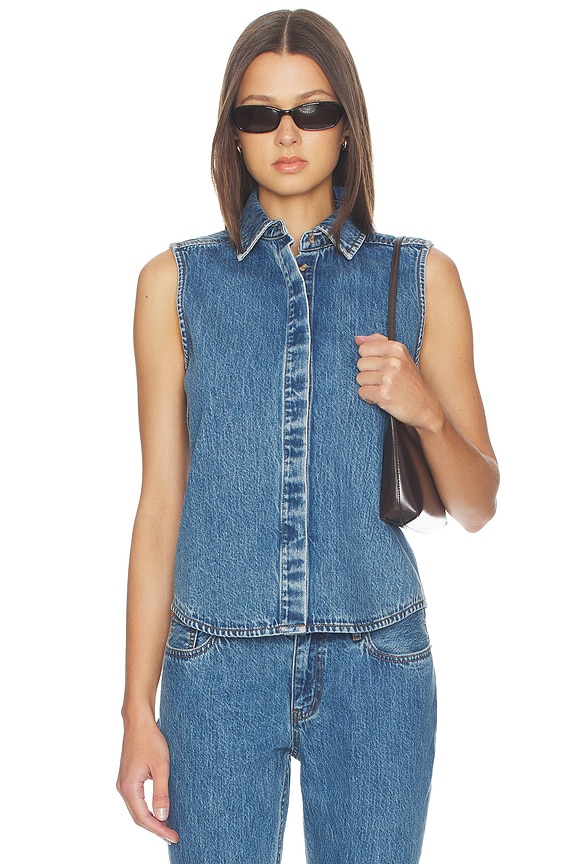 view 1 of 4 Emma Top in Classic Blue