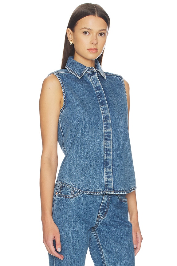 view 2 of 4 Emma Top in Classic Blue