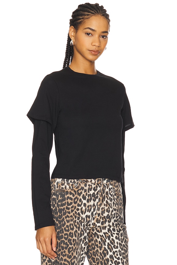 view 2 of 4 CAMISETA 2 in Black