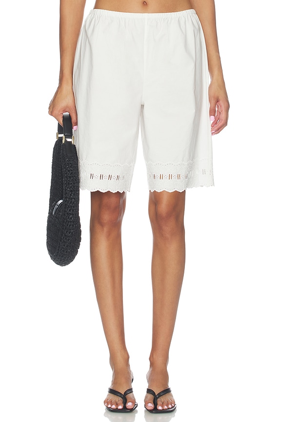 view 1 of 6 Pepita Short in White