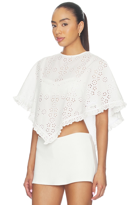 view 2 of 5 Soba Poncho in White