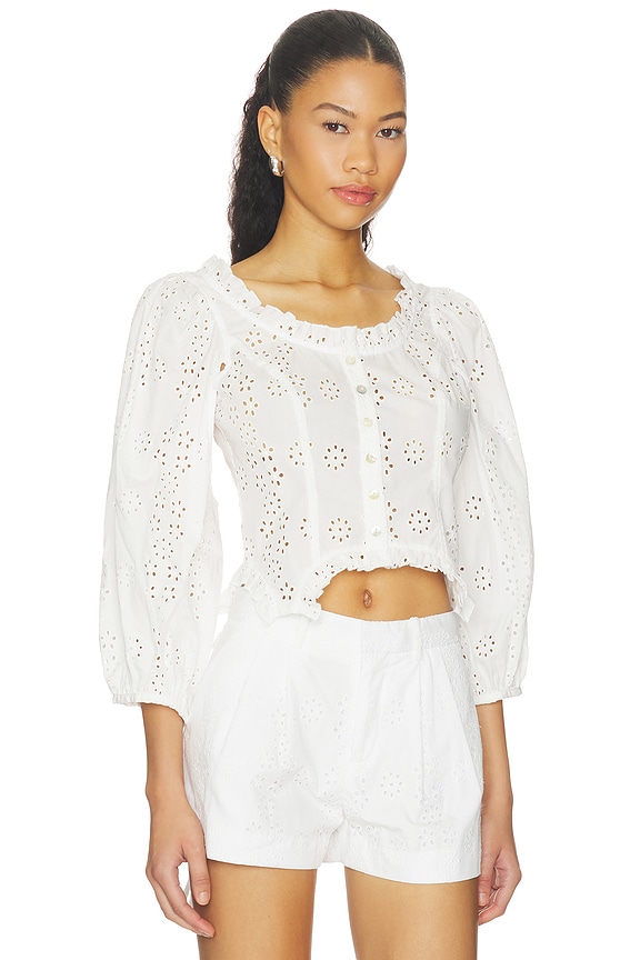 view 2 of 5 Palisade Top in White