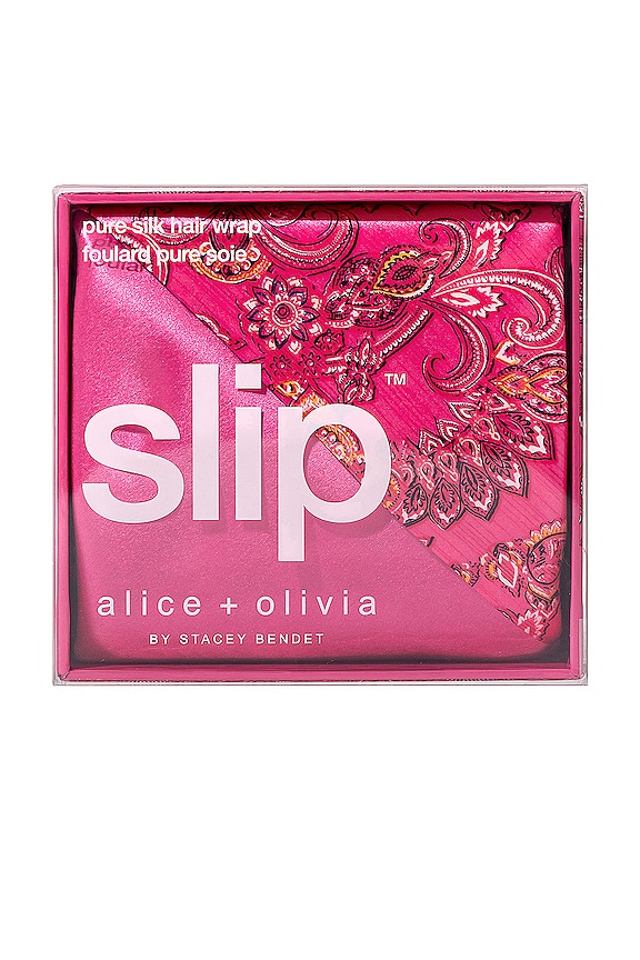 view 2 of 3 ENVOLTURA DE PELO DESLIZANTE LIMITED EDITION ALICE & OLIVIA X SLIP HAIR WRAP in Spring Time