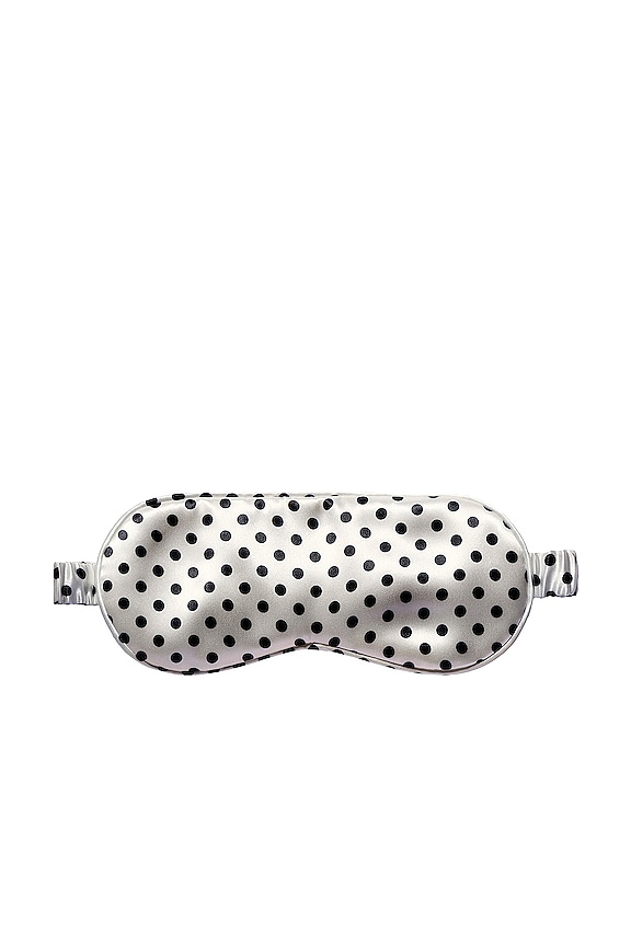 view 2 of 3 Pure Silk Beauty Sleep Gift in White & Polka Dot
