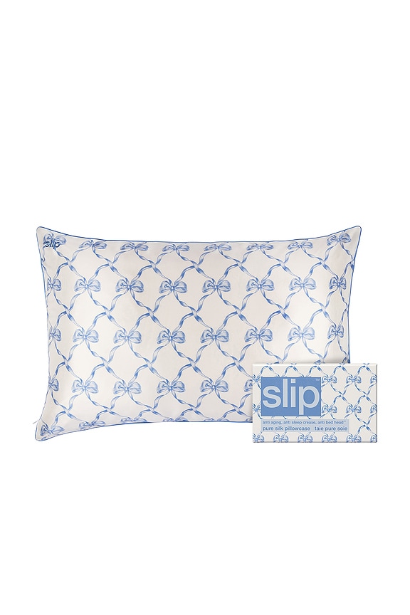 view 1 of 8 Pure Silk Queen Pillowcase in Bowie