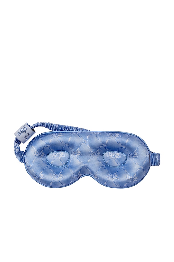 view 2 of 7 MASQUE DE NUIT CONTOUR PURE SILK PURE SILK CONTOUR SLEEP MASK in Bluebelle