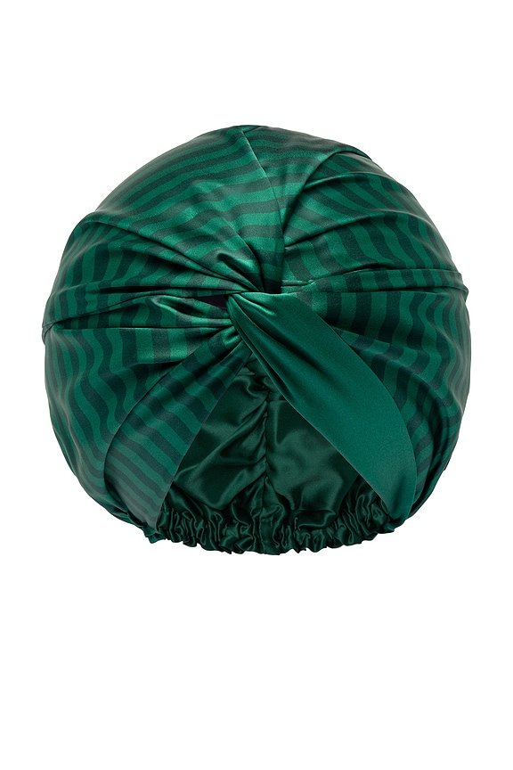 view 2 of 6 Striped Pure Silk Turban in Club Classic