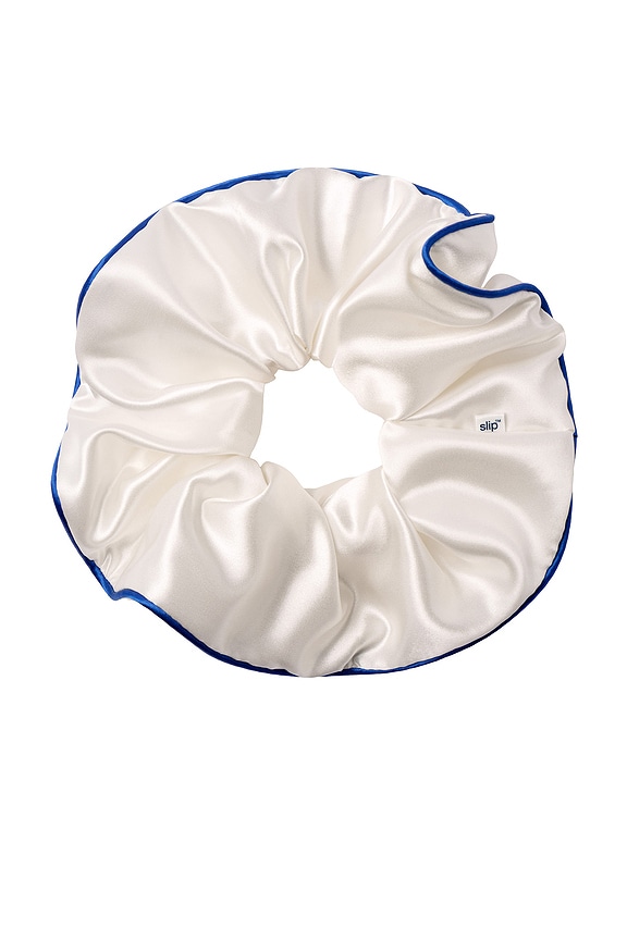 view 2 of 5 Pure Silk Jumbo Scrunchie in Courtside