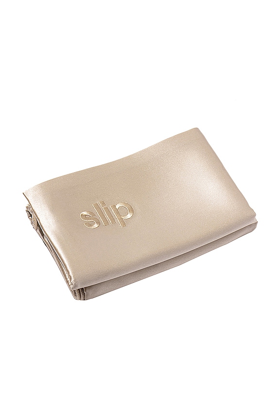 view 2 of 6 Queen/Standard Pure Silk Pillowcase in Caramel