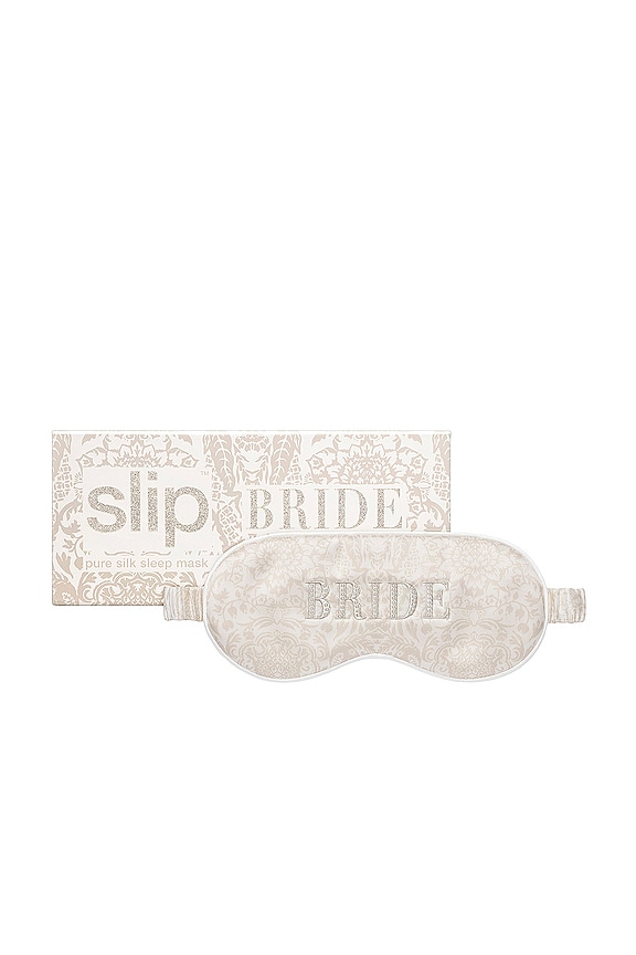 view 2 of 4 Bride Pure Silk Sleep Mask Bridal Collection in Bride