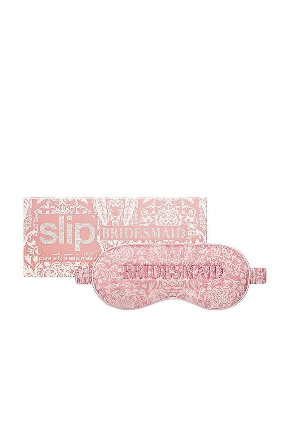 view 2 of 4 Bridesmaid Pure Silk Sleep Mask Bridal Collection in Bridesmaid