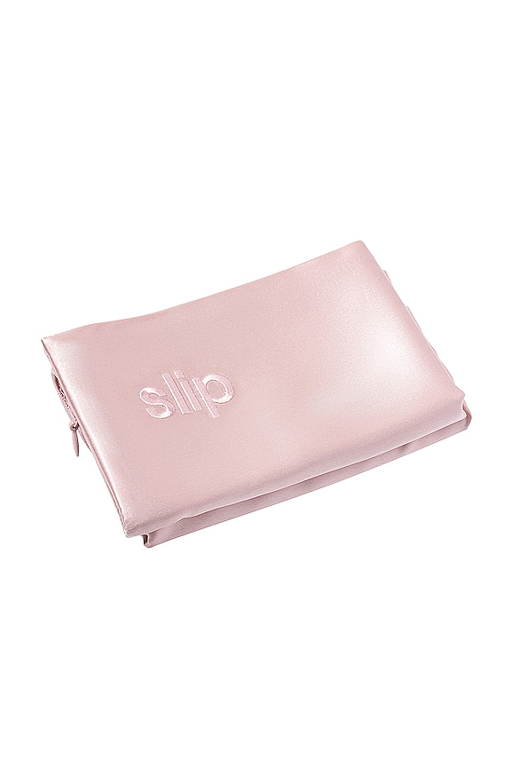 view 2 of 6 Queen/Standard Pure Silk Pillowcase in Pink