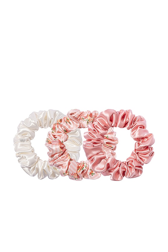 view 2 of 6 Large Scrunchies Set Of 3 in Petal