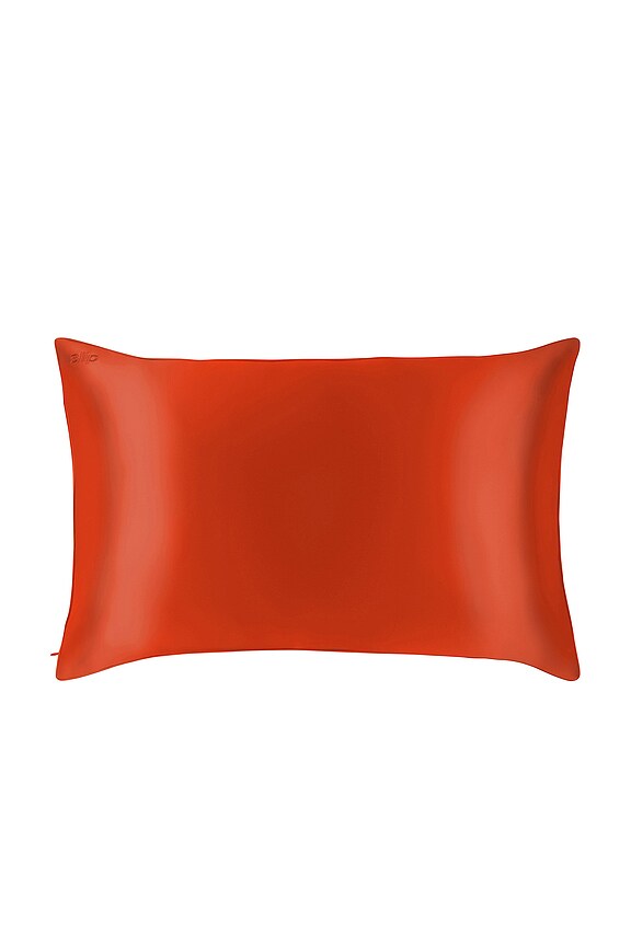 view 2 of 10 Pure Silk Queen Pillowcase in Poppy