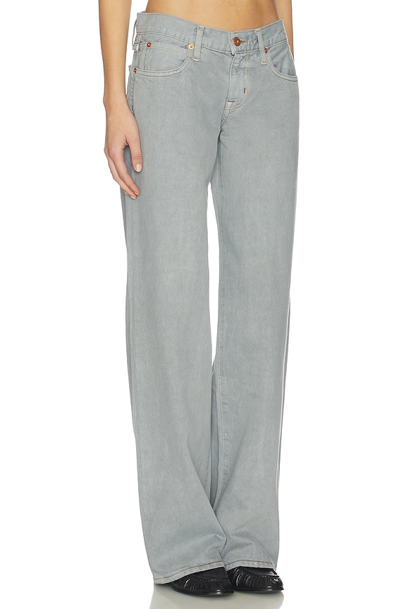 view 2 of 6 Lexi Low Rise Relaxed Wide Leg Jeans in Shadow Grey