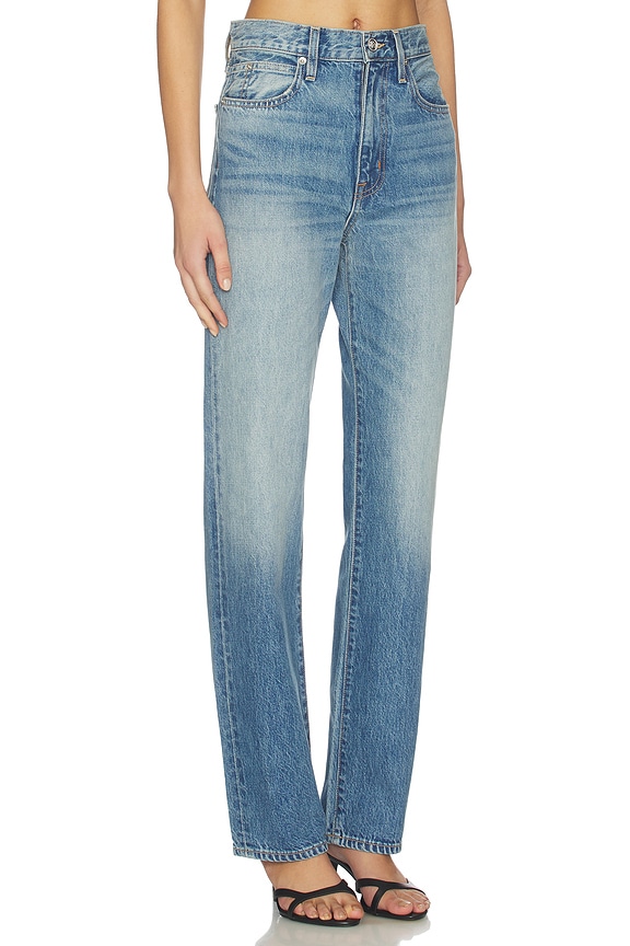 view 2 of 6 London High Rise Straight Leg Jeans in Old Habits Die Hard