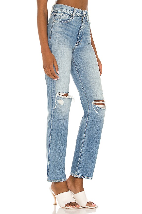 view 2 of 4 London High Rise Straight Jean in Alabama Shake