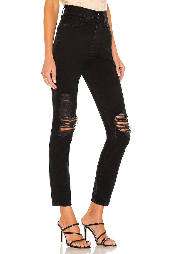 view 2 of 4 Beatnik High Rise Slim Jean in Shadow Ridge Destructed