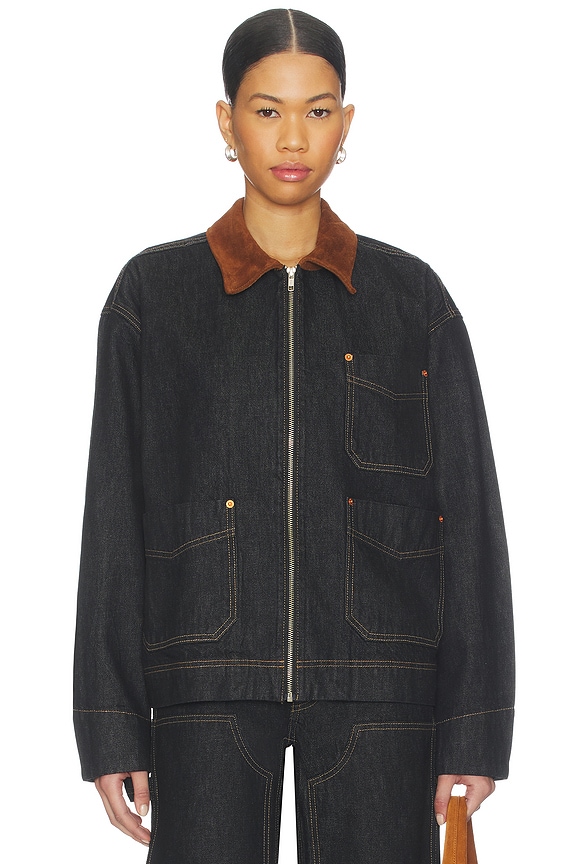 view 2 of 5 Casey Square Worker Jacket in Empty Sky