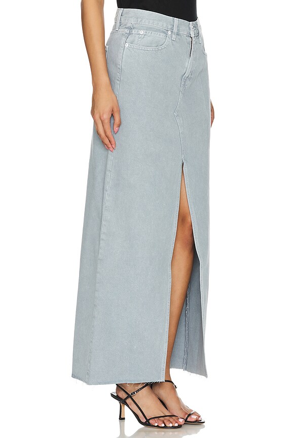 view 2 of 4 FALDA LARGA DE TALLE BAJO in Dove Gray