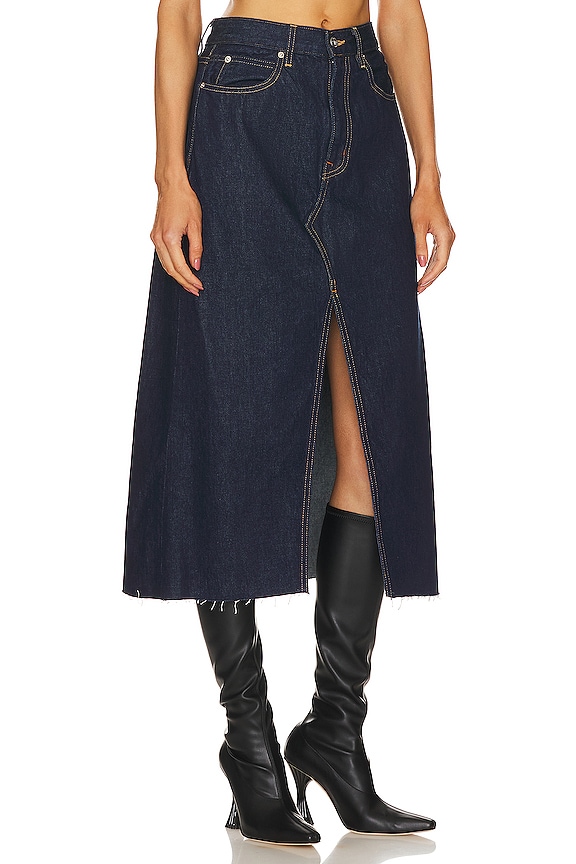 view 2 of 4 Midi Skirt in Midnight Mile