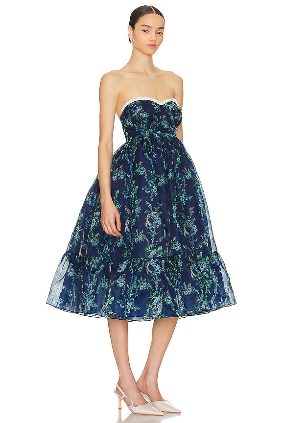 view 2 of 3 The French Puff Corset Dress in Cassiopeia