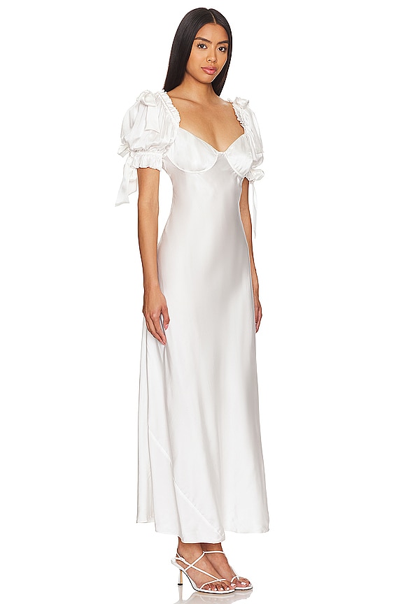 view 2 of 3 The Poet Slip Dress in Ivory