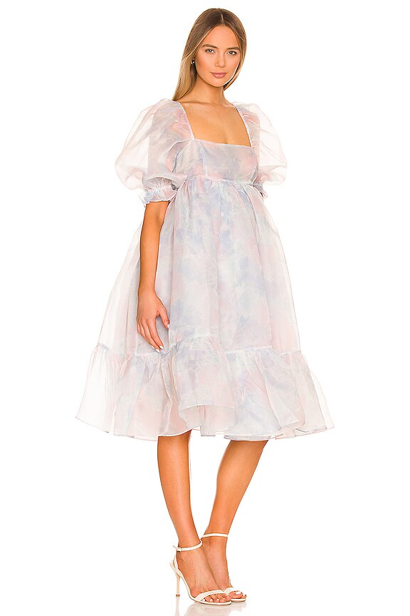 view 2 of 3 The French Puff Dress in Watercolor