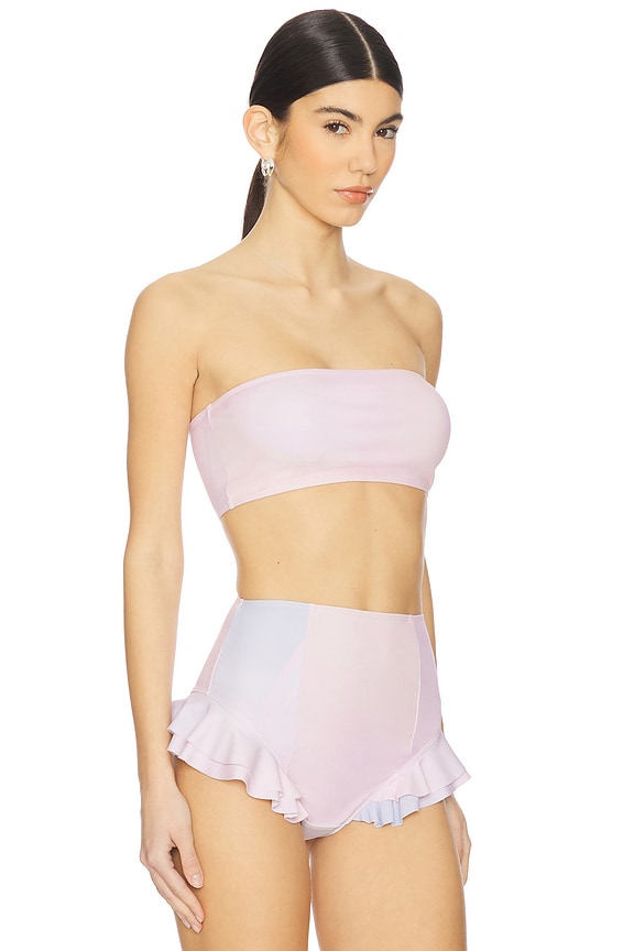 view 2 of 4 The Bandeau Bikini Top in Shine