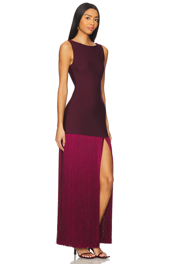 view 2 of 4 Fausta Midi Dress in Burgundy