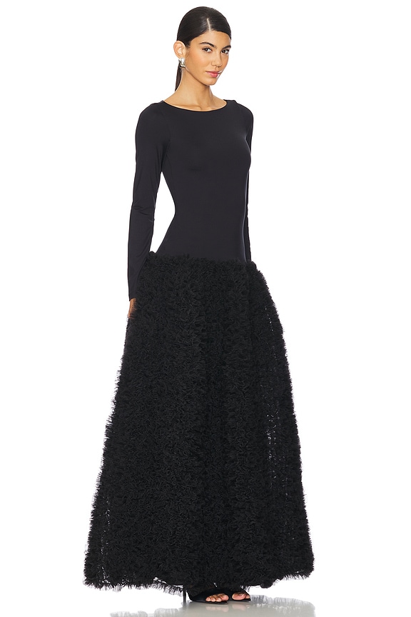 view 2 of 3 Selin Maxi Dress in Midnight Black