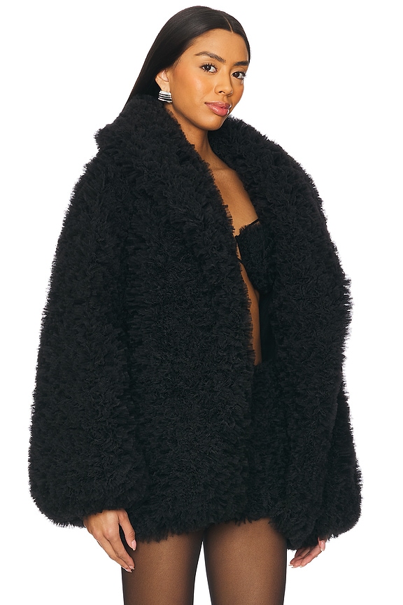 view 2 of 4 Octavia Coat in Midnight Black